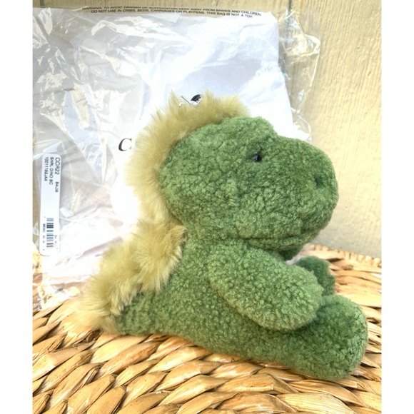 Coach Little Rexy Dinosaur Bag Charm In Shearling - Picture 3 of 16